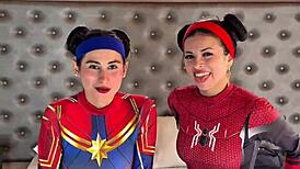 Apasionada Mujer Araña Squirts During Anal Fuck with Boyfriend's Lover