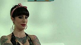 Tattooed Emo Punk Goth Alternative Girls Get Naked For Backstage High Definition Shoot
