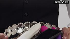 Ebony stepsister Zaawaadi craves threesome with stepbro and girlfriend