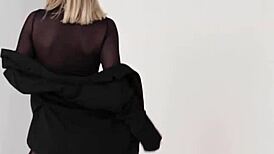 polish newcomer weronika wabia reveals her big natural tits