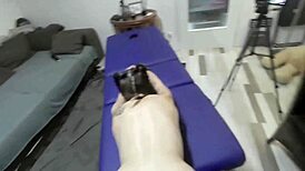 submissive plea for release in first-person view