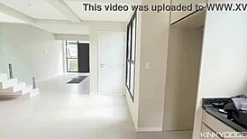 beautiful big ass real estate agent shows her skills to close a deal