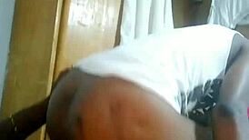 Hey, real amateur african couple having hot sex in cowgirl and missionary