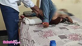 Indian sakshi has sex with her stepbrother, first anal experience