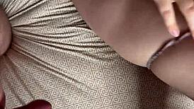 pov raw bareback fucking chubby milf stepmom creampie in shaved pussy