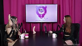 compilados da malu paz no bora cast com bruna carlos watch on sheer red