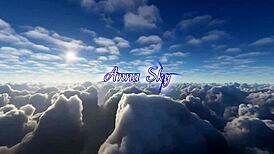 housewife anna relaxes, shows feet soles. want to see?