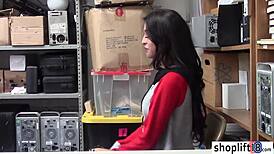 arrest sexy latina teen for candy