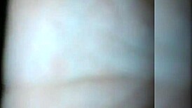 Brunette couple tries anal for first time in dorm room creampie