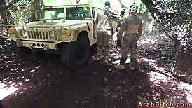 Passionate Arab Student Feels Intense Desire Fucking Sexy Girl Outdoors