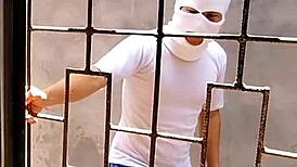 stepson spies on hot stepmother, they fuck and scream