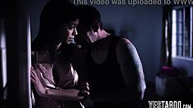 big tits latina teen 18+ stepdaughter lets desperate stepdad rail her