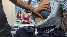 Desi college girl gets hard fucking from sex teacher