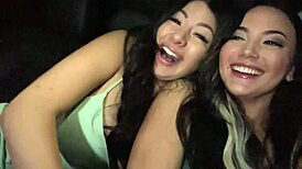latina besties share an intriguing ride with their uber driver - cami strella x nika venom x lev lieben