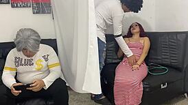 Doctor checks 18 year old girl next to stepfather chapter 2