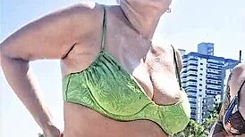 I And My Naughty Friend Get Caught On The Beach For Everyone To See