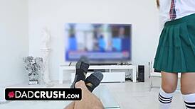 Liberal stepdaughter persuades conservative stepdad on voting