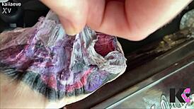 slow mo fresh tattoo second skin peel with alternative fetish vibes