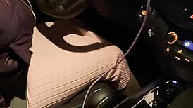 Wow, A Stranger I Picked Up On The Road Sucks My Cock While Flashing Her Big Ass!