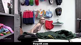 Emma Starletto Handcuffed And Fucked By Security Officer In Office Garage.