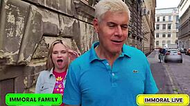 irina receives porno dans huge load begging for breakfast doughnuts