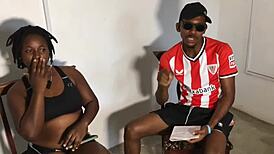 An interview with a top nigerian female model during casting 😊