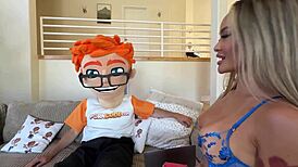 linda lan expertly rides big cock on casting couch