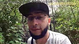 yenifer chacon lets soldier penetrate her wet vagina bareback in forest