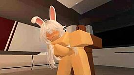 Shy Slut Gets Fucked On Roblox Condo With Monster Cock