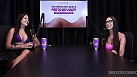 didy reis and tifany rocha in steamy group cast part 2 on sheer red