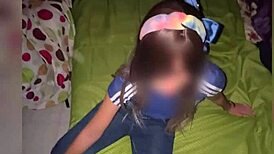 My innocent stepsister experiences tender feelings during our intimate moments