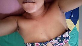 check out this bisexual stepmom fingering herself before they delete it again