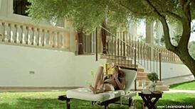 lysette licks and sucks sarah's pussy making her cum