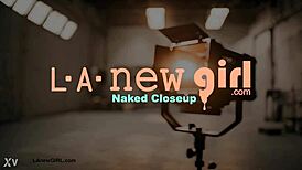 Dark-Haired Stunner Reveals Sexy Body