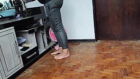 Full of horniness, told maid to suck me 😏