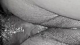Homemade amateurs try anal in black and white with big cocks and orgasms