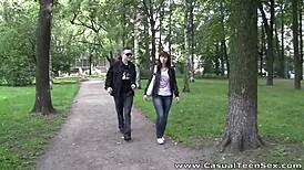 Teen dasha loves casual sex with ripped clothes and creampie