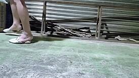 【伪娘】在路旁放尿手冲