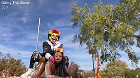 Granny's Turkey Gets Fucked In Holiday Costume