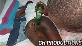 Yaa Yaa Spreads Her Pussy And Ass For Bottle Insertion At The Night Club