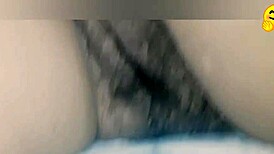 My wife's tasty ass and bushy pussy