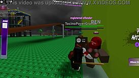 in the continuation of fun cumbat roblox, monster cocks dominate the girls intensely