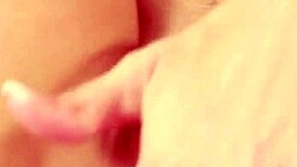 The Gorgeous Blonde Masturbates While Waiting For Her Friend To Lick Her Big Ass