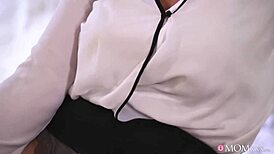 The Thrilling Spanking from My Big Tits Stepmom Arouses Deep Emotions