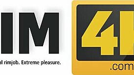 Rim4k, delivery girl undresses and gives client an amazing rimjob?