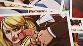 Gloria uses vibrating doodad to seduce boss in comic storyline