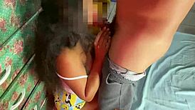 I teased my step-brother relentlessly after our parents left, and he finally gave in to temptation