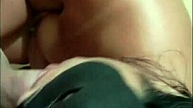 my wife enjoying a tasty treat