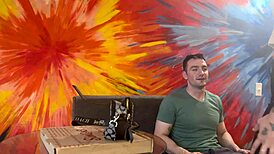 hot latina seduces pizza delivery guy with tight body