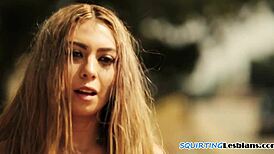 whoa that squirting prisoner is getting her pussy fingered hard by the dyke marshal